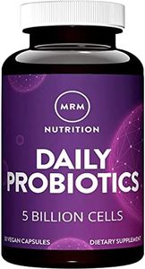 MRM Nutrition Daily Probiotics | Intestinal + Immune Health | Prebiotics + postbiotics | 5 Billion Cells | Good Bacteria for Gut Health| 16 Bacterial strains | Shelf Stable | 30 Servings