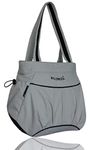 WILD MODA F-TRACK TOTE & SHOULDER BAG (GREY)