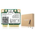 7260HMW WiFi Card, Dual Band Wireless-AC 7260 Mini PCIe Network Adapter with Bluetooth 4.0 Support Windows 10, Windows 8, Windows 7, WiFi Module Work with Laptop/Notebook