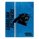 NFL Carolina Panthers "Restructure" Raschel Throw Blanket, 50" x 60"