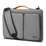 tomtoc 360 Protective Laptop Shoulder Bag for 16-inch MacBook Pro M3/M2/M1 Pro/Max A2991 A2485 2023-2019, Water-resistant Sleeve for Dell XPS 15 Surface Book 3 The New Razer Blade 16