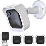 All-New Blink Outdoor Camera Housing and Mounting Bracket, 3 Pack Protective Cover and 360 Degree Adjustable Mount with Blink Sync Module Outlet Mount for Blink Camera Security System (White)