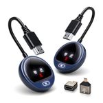 4K Wireless HDMI Transmitter and Receiver with Smart Display, HDMI Wireless Extender 1080P@60Hz, 5G Streaming Video from Laptop, PC, TV Box to TV, Monitor, Projector for Home & Business - 165FT/50M