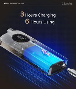 MelodySusie Electric Nail File – 30000RPM Professional Manicure Tool