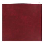 Pioneer Photo Albums Leatherette Post Bound Album x 12 inches-Burgundy, 12" x 12"