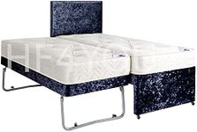 Crush Velvet Trundle Guest Bed 3FT 