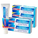 Pack of 5 x SECURE Denture Adhesive - 1.4 oz