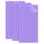 REALIKE Cutting Mat for Silhouette Cameo3/2/1, 3Pack Replacement 12X24 inch Vinyl Strong Grip Cutting Mat for Craft Sewing.