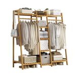 Rack For Clothes With Shelf