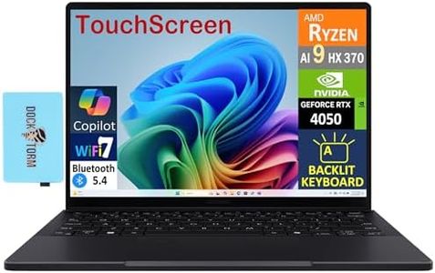 ASUS ProArt PX13 (Replace P16) 2-in-1 AI Laptop 13.3" Touch OLED 3K 500 nits Display (Ryzen AI 9 HX 370, RTX 4050, 32GB LPDDR5X, 1TB SSD, Backlit KYB, WiFi 7, BT 5.4, Win11H) w/DKZ USB Port Expander
