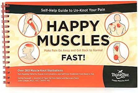 TigerTail Unisex's The Happy Muscles Guide Book, Orange/Black, One Size