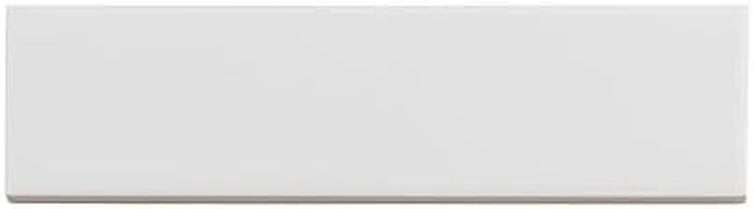 Matte White Ceramic Wall & Floor Tile – 1.97" x 7.87", 60 Tiles, Covers – Not Peel & Stick Rectangular Moisture-Resistant Tile for Kitchen, Bathroom, Accent Walls & Floors
