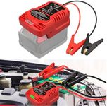 Car Jump Starters Adapter for Miwaukee18V M18 Battery Jumper Cables,12V Portable Jump Starter Charger Car Battery,Up to 3.5L Gas 6.5L Diesel Engines,Automotive Booster Cable Adapter(only adapter)