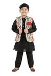 S.MUKTAR GARMENTS BOYS STYLISH KURTA PAYJAMA AND DIGITAL PRINTED JACKET