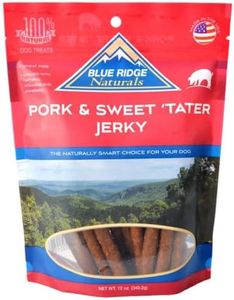 Blue Ridge Naturals Pork Sweet Potato Jerky Dog Treats, 12 oz.