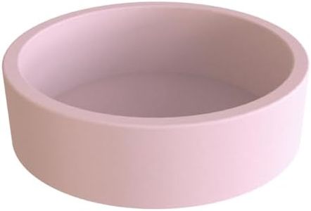 Wonder Space 47" Premium Kids Foam Ball Pit, CPSIA-Certified Safe Soft Play Pool for Toddlers, Large Spacious Round Design for 2-3 Kids, Ideal Gift for Indoor Nursery (Pink)