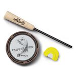 Hunter's Specialties Inc. Strut Raspy Old Hen Glass Pan Call with Premium Flex Diaphragm Call Combo Pack