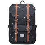 KAUKKO Laptop Outdoor Backpack, Traveling Rucksack Fits 15.6 Inch Laptop(5-7-Blackpoint)