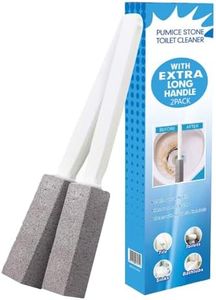 Pumice Stone for Toilet Cleaning, Pumice Cleaning Stone with Handle, Toilet Cleaner, Pumice Stone, Toilet Wand, Toilet Bowl Cleaner Brush, Toilet Brush (2PCS)