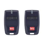 (2PCS) Garage Door Remote Control for BFT Mitto 2 B RCB,433MHZ,Remote Control for Garage Door,2 Channels Fit for Rolling BFT Mitto 2, Kleio, Ghibli, TRC 2, Kleio, Ghibli,TR