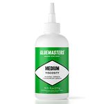Professional Grade Cyanoacrylate (CA) “Super Glue” by Glue Masters – Extra Large 8 OZ (226-gram) Bottle with Protective Cap – Medium Viscosity Adhesive for Plastic, Wood & DIY Crafts