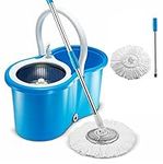 EZONEDEAL Easy Wring Spin Mop & Buc