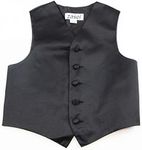 Black Boys Junior Vest Adjustable W