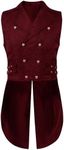 MXETWJEL Gothic Waistcoat Men One B