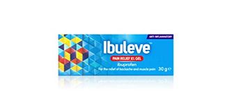 Ibuleve Pain Relief 5% Ibuprofen Gel, Clinically Proven, Anti-Inflammatory Relief for Joint Pain, Sprains, Backache, Muscular Pains and Sports Injuries, 30 g