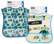 Hopop Trendy Baby Waterproof Food Catcher Crumb Catcher Bibs Big Size, Pack of 2 (Eating Machine)