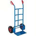 TecTake Sack Barrow - Hand Truck Trolley Heavy Duty Steel - Load up to 200kg Dolly Cart with Industrial Wheels - Lightweight Stair Climber Multi Purpose