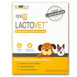 LactoVet Pet Probiotic Powder – Daily Digestive & Immune Support for Dogs & Cats, Allergy & Diarrhea Relief, 30 Sachets