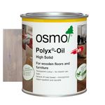 Osmo Polyx®-Oil Tints - Hard Wax Oil 3040, White Satin Finish, 750ml - Durable Wood Oil for Wooden Furniture, Water-Resistant Floor Wax, Wood Treatments - Ideal for Oak, Pine, Spruce, Beech & More