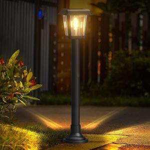 XERGY® Solar Outdoor Waterproof Pathway Lights, LED Solar Lights for Garden, Solar Walkway Lamp Lights Maintain 10 Hours of Lighting for Your Garden, Landscape, Path, Yard, Bolcany, Driveway