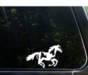 Sweet Tea Decals Horse Running Paint Pinto - 6" x 3 3/4" - Vinyl Die Cut Decal/Bumper Sticker for Windows, Trucks, Cars, Laptops, Macbooks, Etc.