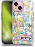 Head Case Designs Officially Licensed Care Bears Rainbow 40th Anniversary Soft Gel Case Compatible with Apple iPhone 15