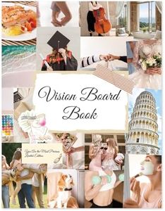 FUNCLASS Vision Board Supplies, Vision Board Book with 1000+ Images, Texts & 300+ Stickers, Vision Board Kit for Girls Women – Goal Visualization, Board Decorating, Dream Planning(Fresh)