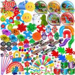 nicknack Party Bag Fillers for Kids, 200PCS Prize Box Fillers, Assorted Birthday Party Favours for Boys Girls, Classroom Rewards for Children