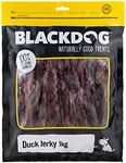 BLACKDOG DUCK JERKY 1KG, All