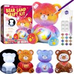 Paint Your Own Bear Lamp Kit, Art Supplies Arts & Crafts Kit, Painting kit for Kids 6-12, Arts and Crafts for Kids Ages 8-12, Toys Girls Boy Birthday Gift Ages 6 7 8 9 10 11 12+