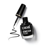 Lakme Ultimate Glam Eye Liner, Semi Matte, Quick drying, Water resistant & Smudgeproof Eye Liner, Black, 9ml