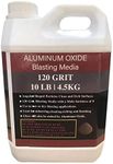 Aluminum Oxide - 10 LBS - Medium to Fine Sand Blasting Abrasive Media for Blasting Cabinet or Blasting Guns. #120 GRIT