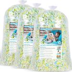 Jecqbor 15lbs Shredded Memory Foam Filling for Bean Bag Chair, Premium Beanbag Stuffing High Memory Foam Refill