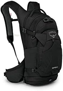Osprey Raptor 14L Men's Biking Backpack with Hydraulics Reservoir, Black, One Size