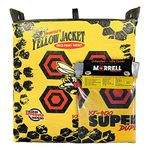 Morrell Yellow Jacket YJ-400 Portable Super Duper Field Point Archery Bag Target Replacement Cover w/Deer Vitals, Bullseyes, and Carry Handle, Yellow