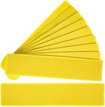 Court Line Marker Kit Yellow Court Line Boundary Markers Court Marker Lines Training Markers Equipment Tennis Court Accessories for Kids Basketball Volleyball Badminton Outdoor Training (12)