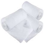 Prextex Christmas Decorations - Large Artificial Snow Roll - Fake Snow Blanket for an Instant Christmas Tree Decorations, Christmas Village, White Photo Backdrop - Soft Snow Roll for Holiday - 3 Packs