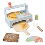 Pithfor Wooden Pizza Counter Playse
