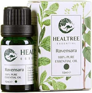 HEALTREE Ravensara Essential Oil - 100% Pure Wild Ravensara Oil for Skin Care, Humidifier & Diffuser Aromatherapy, 10ml