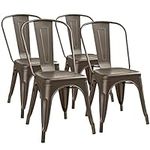 Furmax Metal Dining Chair Indoor Ou